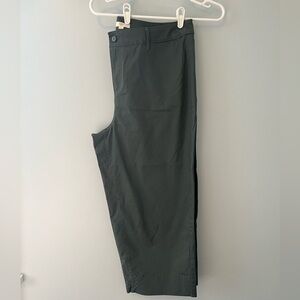Loft Plus dark gray wide leg ankle pant